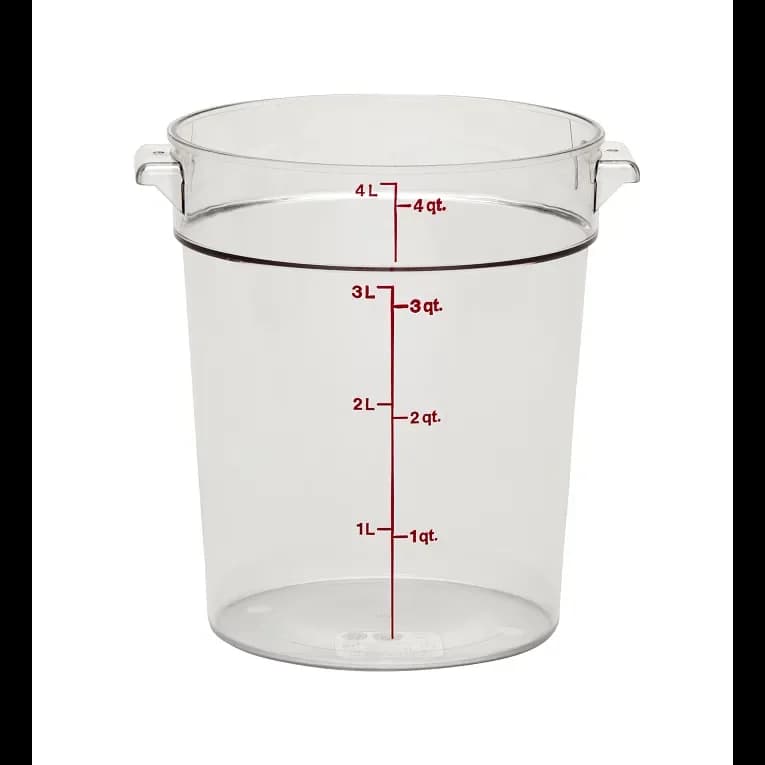 Cambro Camwear 4 Quart Round Storage Container